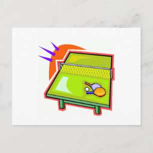 Ping Pong Briefkaart