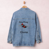 Ping Pong Champ, dames denim jas Jacket (Hangar)