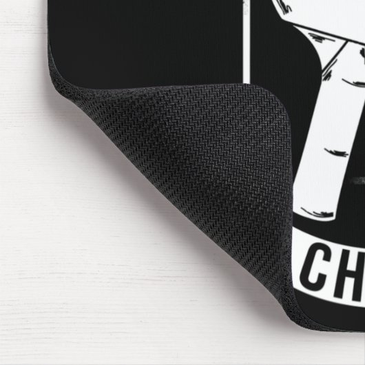 Ping Pong Champ Fun Table Tennis Player T-shirt Muismat (Hoek)