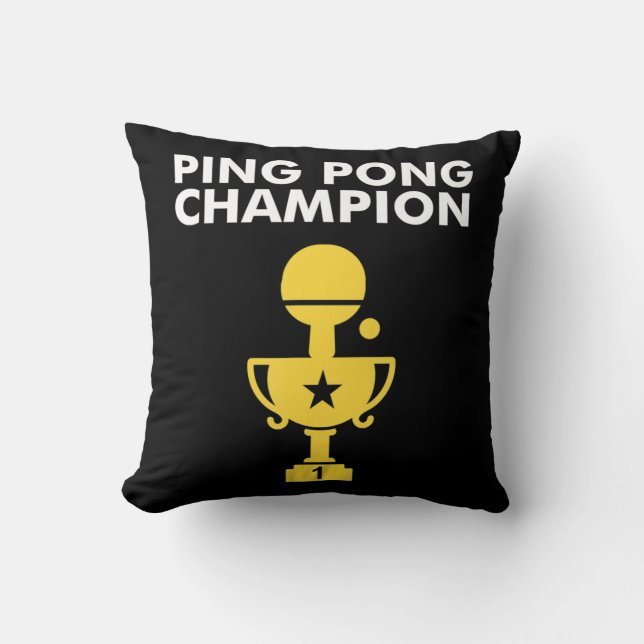 Ping Pong Champion for Table Tennis Champions Kussen (Voorkant)