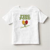 Ping Pong Champion Kinder Shirts (Voorkant)
