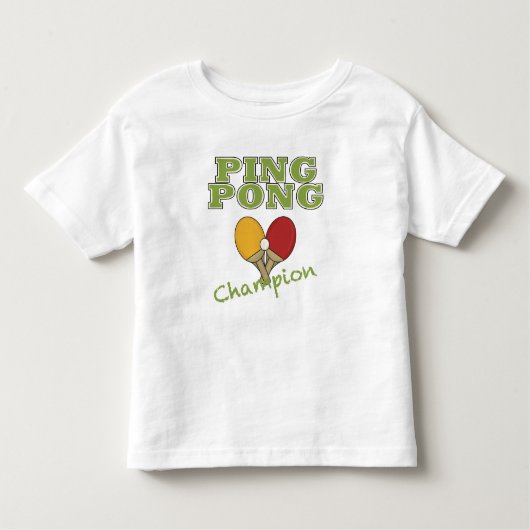 Ping Pong Champion Kinder Shirts (Voorkant)