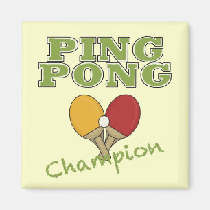 Ping Pong Champion Magneet