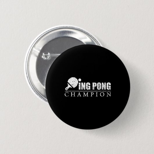 Ping Pong Champion Ronde Button 5,7 Cm (Voorkant /achterkant)