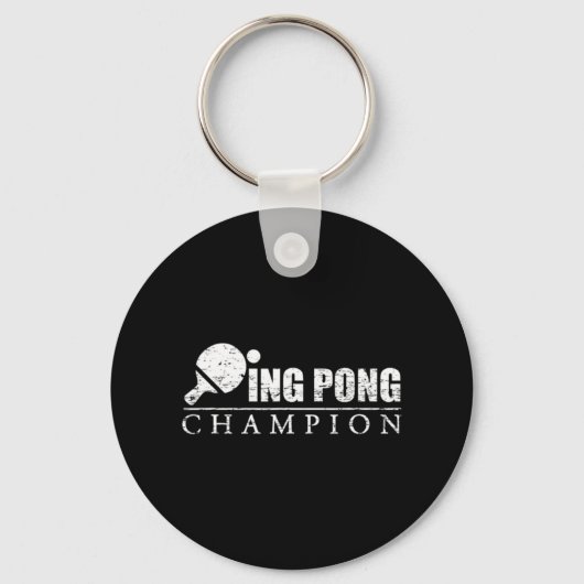 Ping Pong Champion Sleutelhanger (Voorkant)