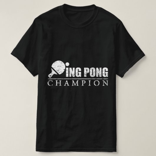 Ping Pong Champion T-shirt (Design voorkant)
