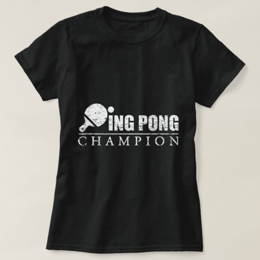 Ping Pong Champion T-shirt (Design voorkant)