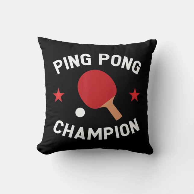 Ping Pong Champion Table Tennis Lover Gift Kussen (Voorkant)