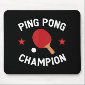 Ping Pong Champion Table Tennis Lover Gift Muismat (Voorkant)