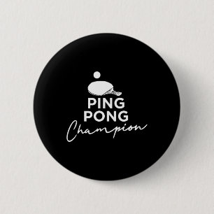 Ping Pong Champion Table Tennis Ronde Button 5,7 Cm