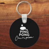 Ping Pong Champion Table Tennis Sleutelhanger (Voorkant)