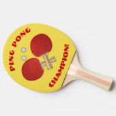 Ping Pong Champion! Tafeltennisbatje (Zijkant)