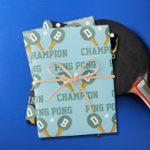 Ping Pong Champion Wrapping Papieren Bladen Inpakpapier Vel
