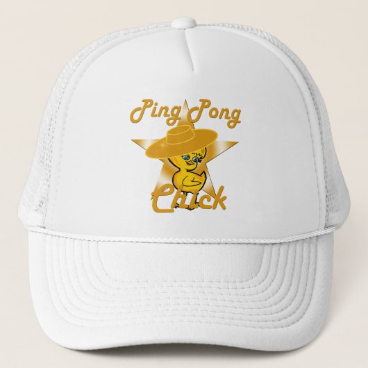 Ping Pong Chick #10 Trucker Pet (Voorkant)
