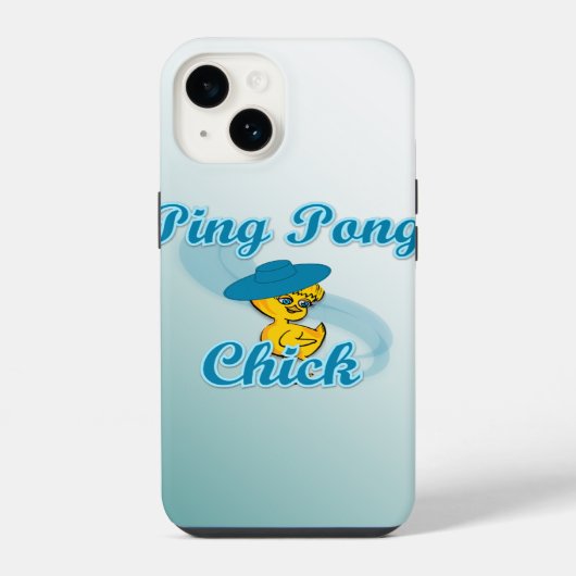 Ping Pong Chick #3 iPhone Hoesje (Achterkant)