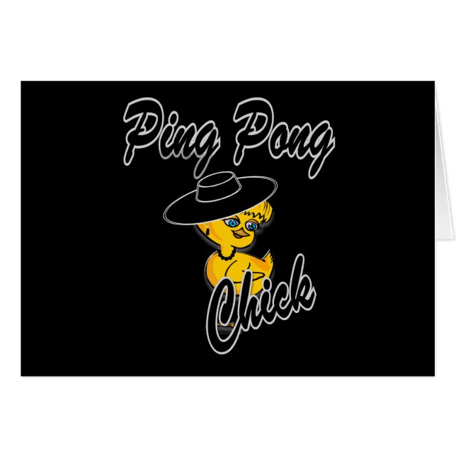 Ping Pong Chick #4 (Voorkant Horizontaal)