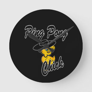 Ping Pong Chick #4 Ronde Klok