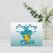 Ping Pong Chick #7 Briefkaart (Staand voorkant)