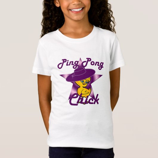 Ping Pong Chick #9 T-shirt (Voorkant)