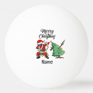 Ping pong Christmas Dabbing Santa Claus Pingpongbal
