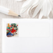 Ping Pong Christmas Themed for Siamese Cat lovers Etiket (Insitu)