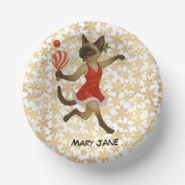  Ping Pong Christmas themed for Siamese Cat lovers Papieren Kommen