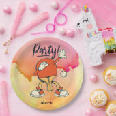 Ping Pong dabbing Table Tennis party grappig Papieren Bordje (Feest)