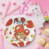 Ping Pong dabbing Table Tennis party grappig Papieren Bordje (Feest)