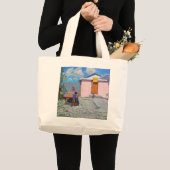 Ping Pong De African Queen Hideaway Grote Tote Bag (Voorkant (product))