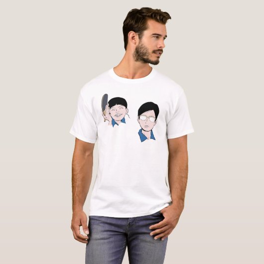 Ping pong de animatie t-shirt (Voorkant volledig)