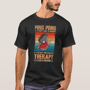 Ping Pong De beste & goedkoopste therapie Retro Pi T-shirt