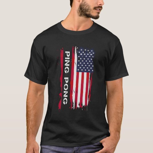 Ping Pong en Tennis T-shirt (Voorkant)