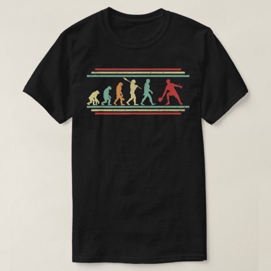 Ping Pong Evolution Table Tennis Player Paddle & B T-shirt (Design voorkant)