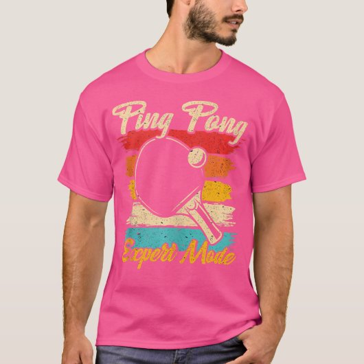 Ping Pong Expert Mode - Grappig Tafeltennis T-shirt (Voorkant)