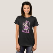 Ping pong Girl Table Tennis Player Girls Tabel Tie T-shirt (Voorkant volledig)