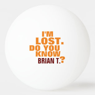 ping_pong grappig verloren bal met naam pingpongbal