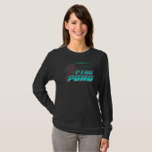 Ping Pong Grunge Game Balls Tennis T-shirt (Voorkant volledig)