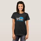 Ping Pong Het racket is niet het probleem tafel ti T-shirt (Voorkant volledig)