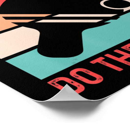 Ping Pong Ik laat mijn Paddle de Talking doen Poster (Hoek)