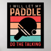 Ping Pong Ik laat mijn Paddle de Talking doen Poster (Voorkant)