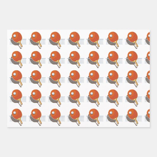 Ping Pong Inpakpapier Vel (Voorkant)