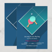 Ping Pong Kaart (Voorkant / Achterkant)