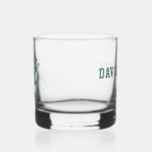 Ping Pong Kampioen Gepersonaliseerd Whiskey Glas (Links)