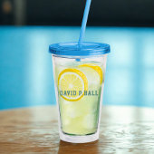 Ping Pong Kampioen Gepersonaliseerde Acryl Tumbler Drinkbeker