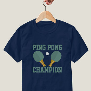 Ping Pong Kampioen Tafel Tennis Toernooi T-Shirt