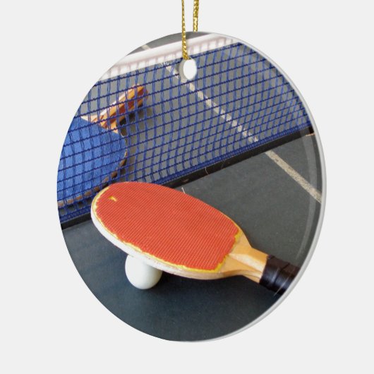 Ping Pong Keramisch Ornament (Links)
