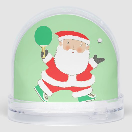 Ping-Pong kerstcadeau Sneeuwbol (Achterkant)