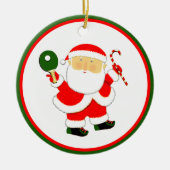 Ping Pong Kerstfeestprijs Keramisch Ornament (Voorkant)