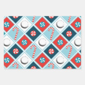 Ping Pong Kerstvakantie Inpakpapier Vel (Voorkant 2)