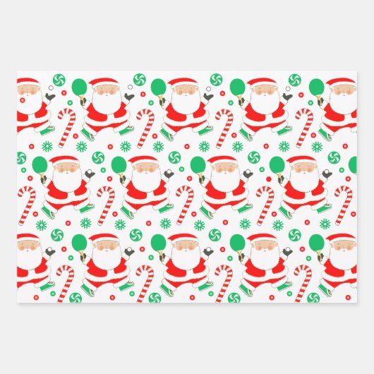Ping Pong Kerstvakantie Inpakpapier Vel (Voorkant 3)